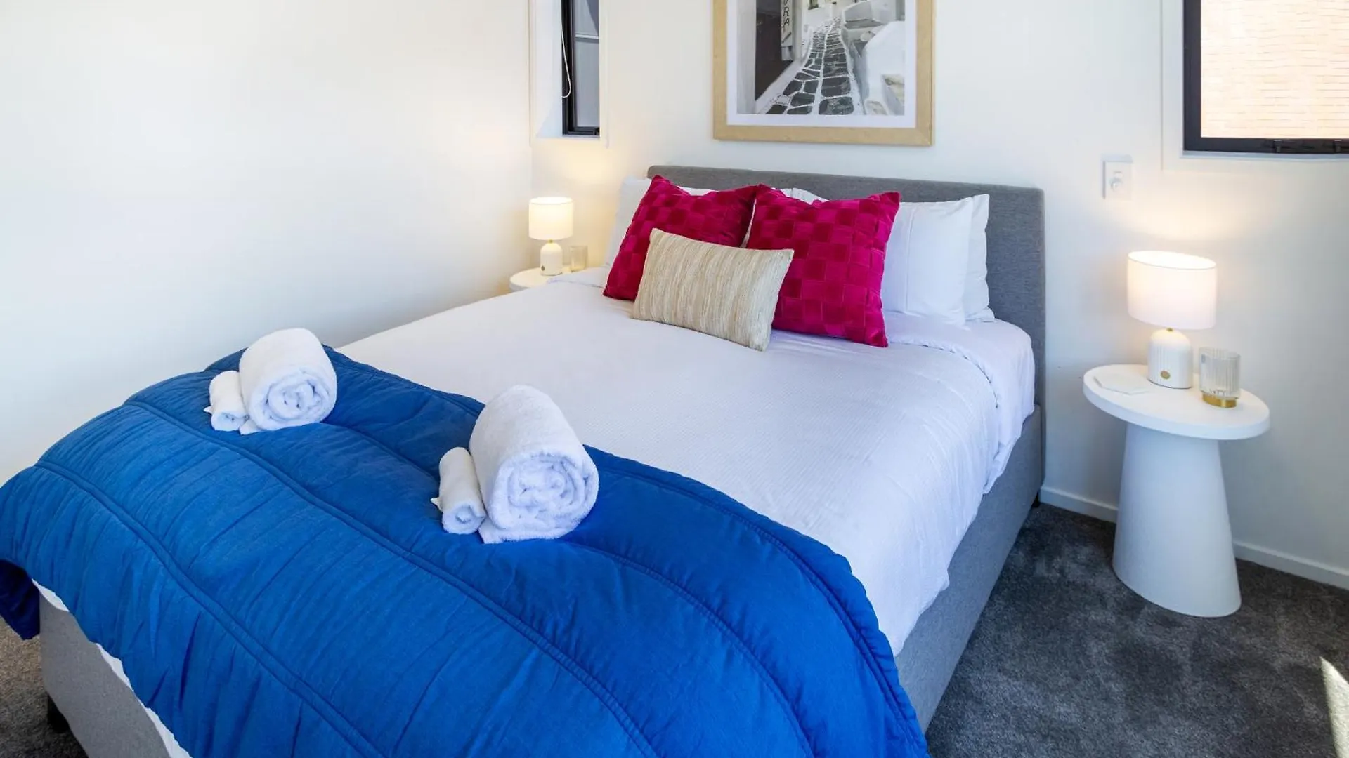 Central Chch Greek Island Vibe 2Bed Townhouse Christchurch Apartment